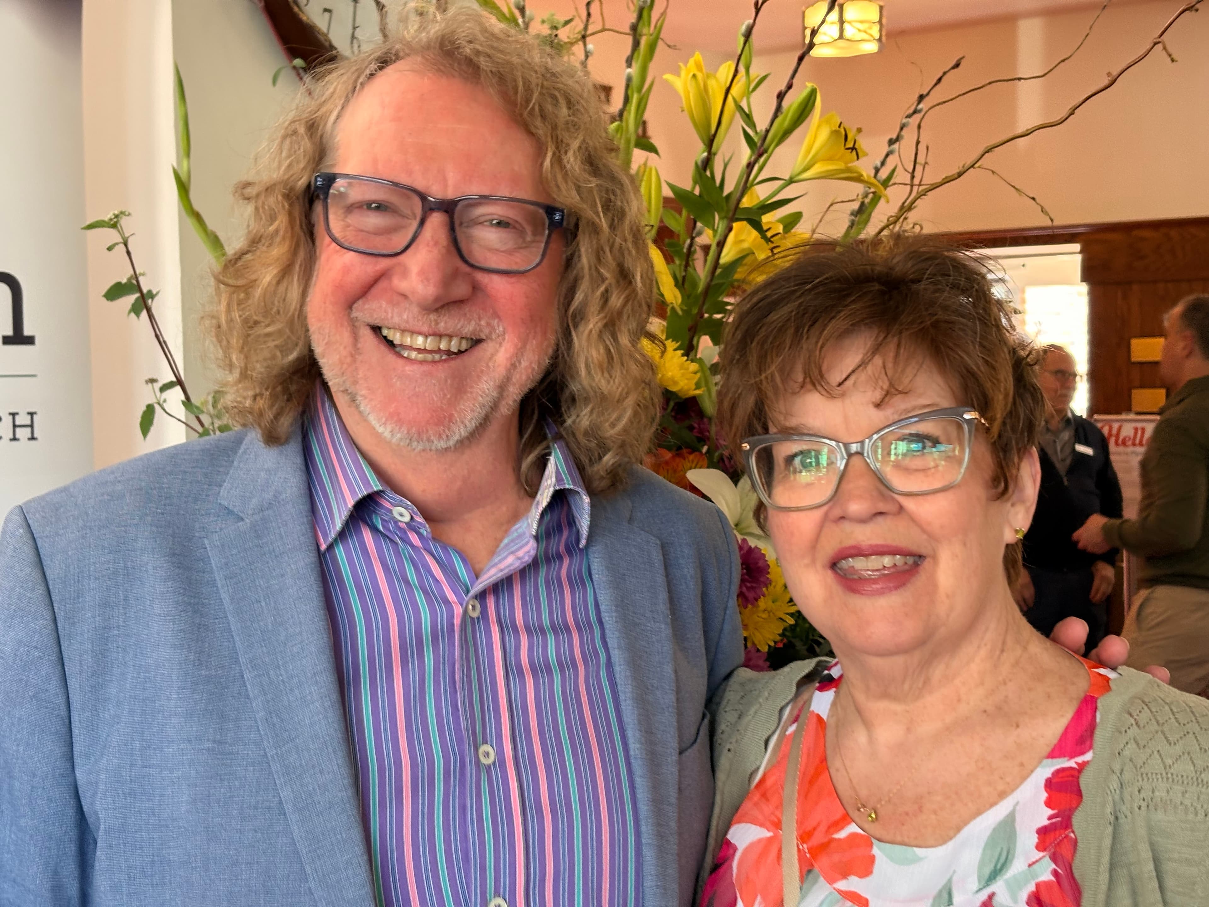 Male college voice student working on vocal pedagogy with Mary Laymon during summer break